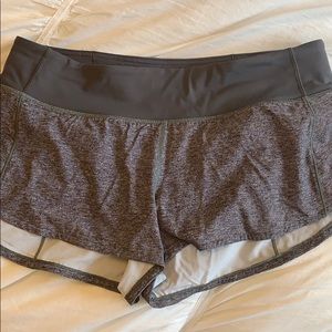 Grey Lululemon Speed short